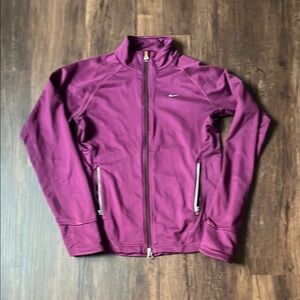 Nike dry fit long sleeve zip up Small
